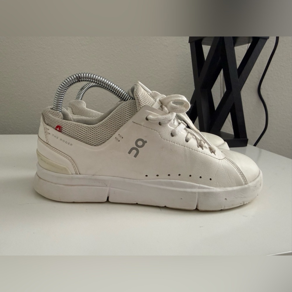 On Women's White Sneakers - Picture 2 of 6